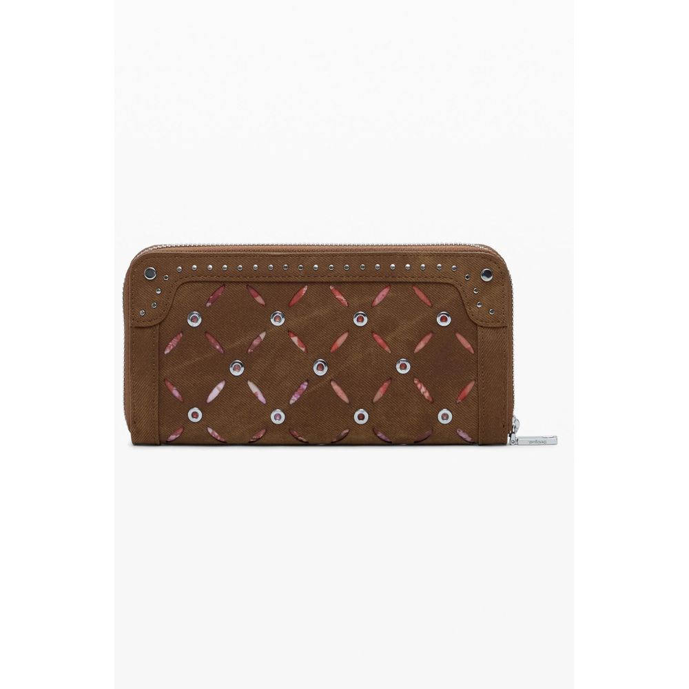 Desigual Brown Polyethylene Wallet