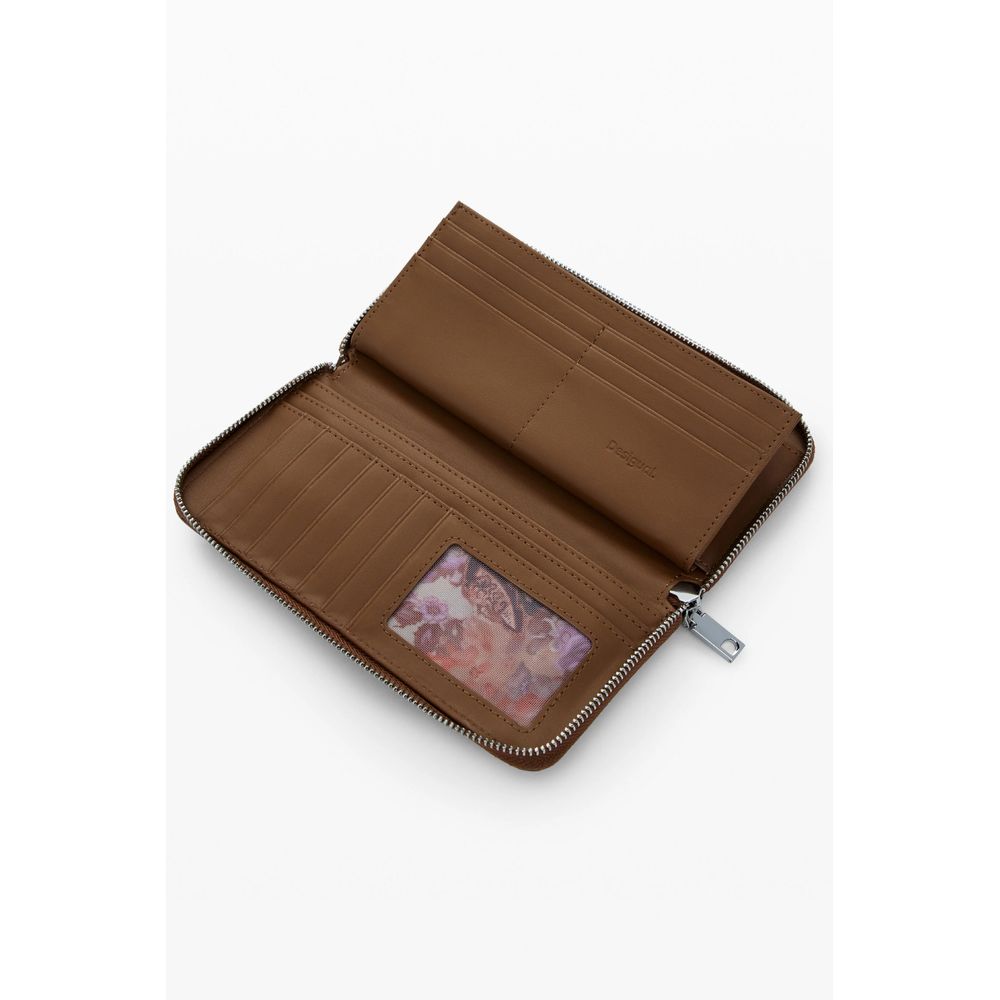 Desigual Brown Polyethylene Wallet
