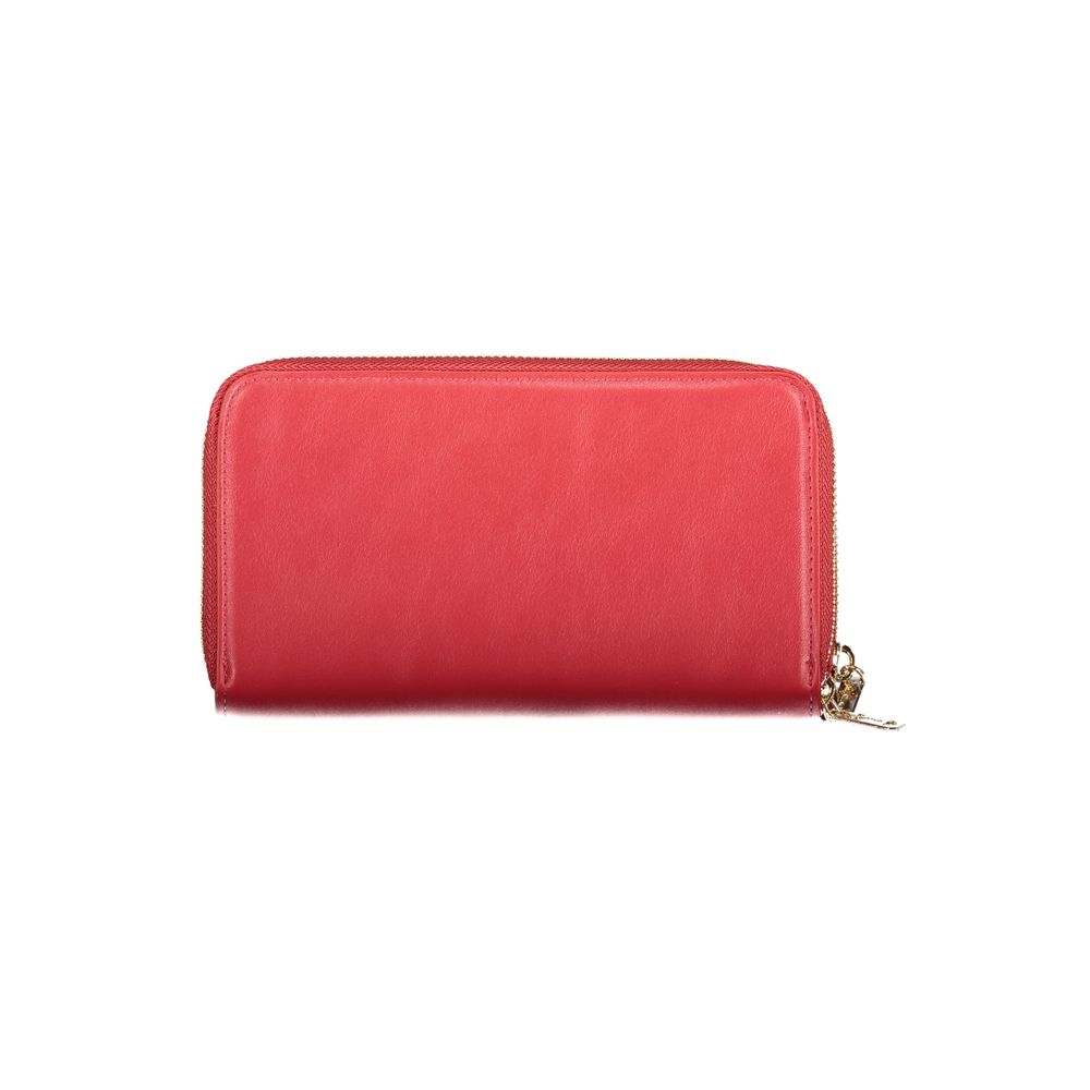 Mario Valentino Red Polyethylene Wallet