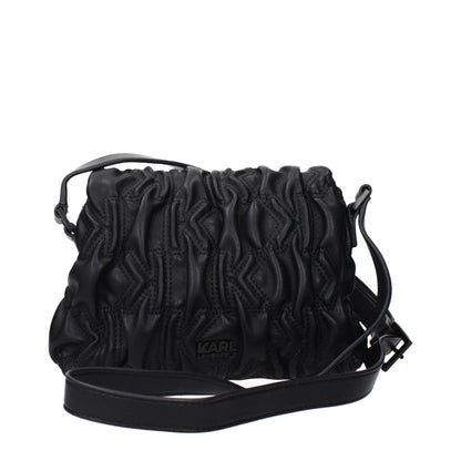 Karl Lagerfeld Black Polyester Crossbody Bag