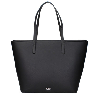 Karl Lagerfeld Black Polyethylene Shoulder Bag