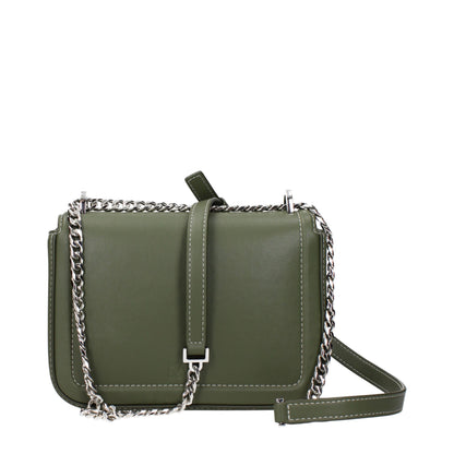 Karl Lagerfeld Green Leather Crossbody Bag