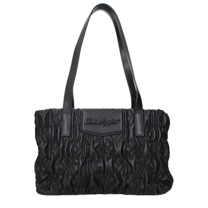 Karl Lagerfeld Black Polyester Shoulder Bag