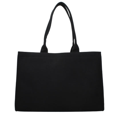 Karl Lagerfeld Black Fabric Shoulder Bag