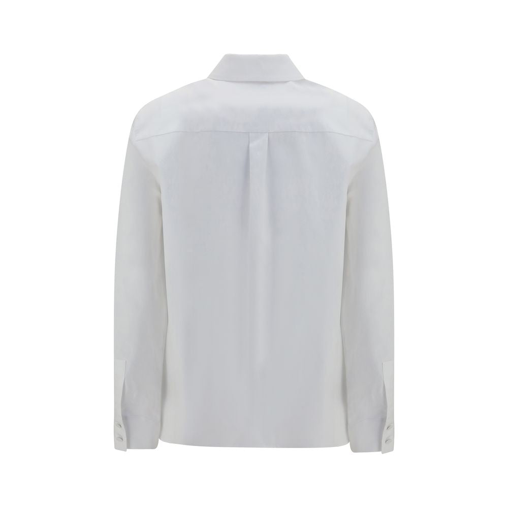 Lardini White Cotton Dress Shirt