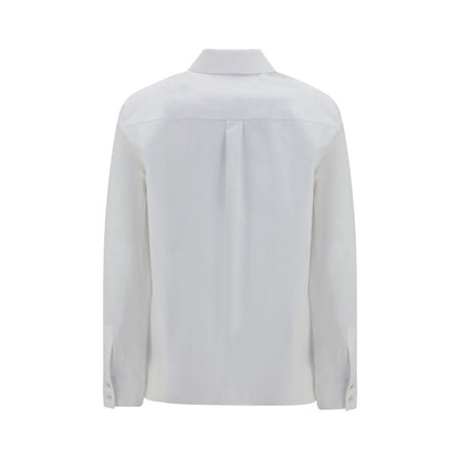 Lardini White Cotton Dress Shirt