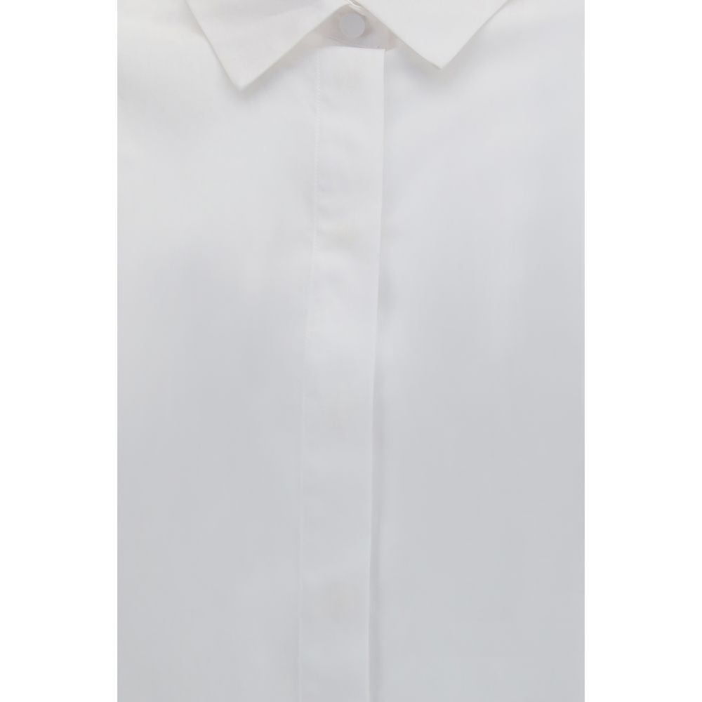Lardini White Cotton Dress Shirt