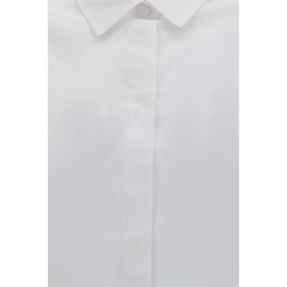 Lardini White Cotton Dress Shirt