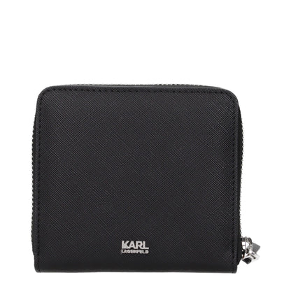 Karl Lagerfeld Black Polyethylene Wallet
