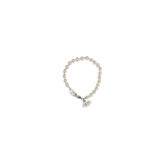 Vivienne Westwood Beige Brass Bracelet