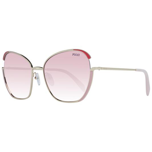 Emilio Pucci Gold Metal Sunglasses