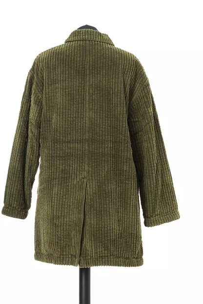 Jacob Cohen Green Cotton Coat