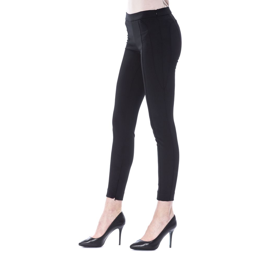 BYBLOS Black Polyester Women Skinny Pant