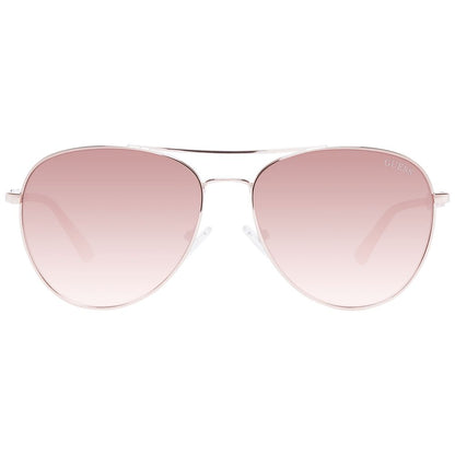 Guess Rose Gold Metal Sunglasses