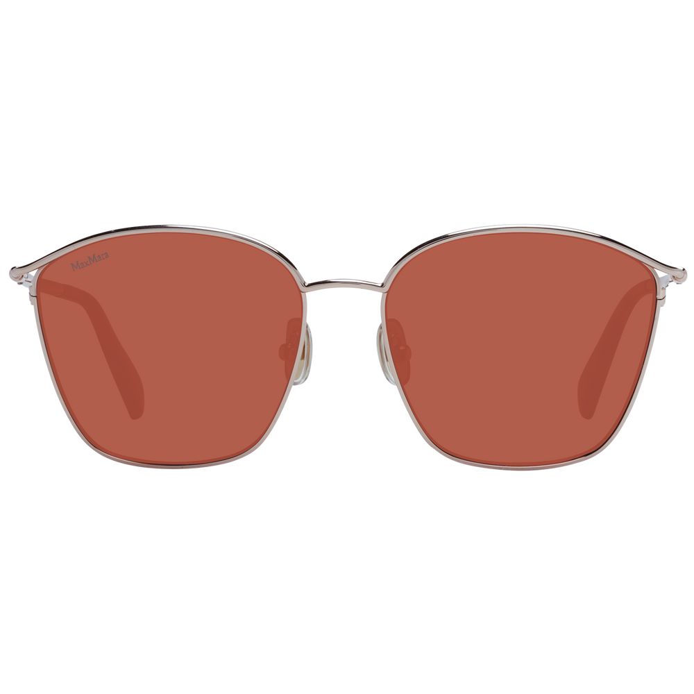 Max Mara Rose Gold Metal Sunglasses
