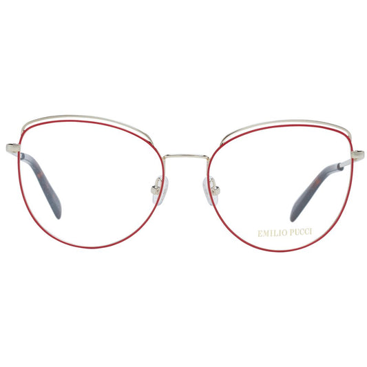 Emilio Pucci Red Metal Glasses (Frames)