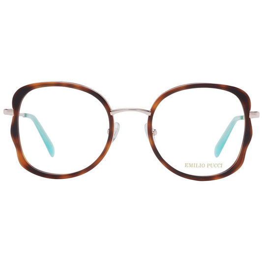 Emilio Pucci Brown Metal & Plastic Glasses (Frames)
