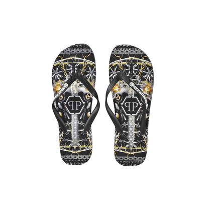 Philipp Plein Multicolor Polyester Women Flip Flop