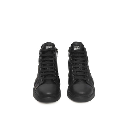 Cerruti 1881 Black Cowhide Women Sneaker
