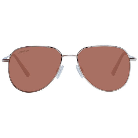 Serengeti Rose Gold Metal Sunglasses