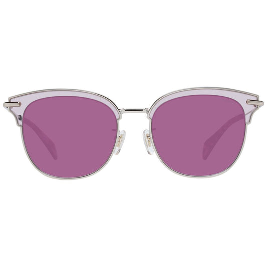 Police Burgundy Metal & Plastic Sunglasses