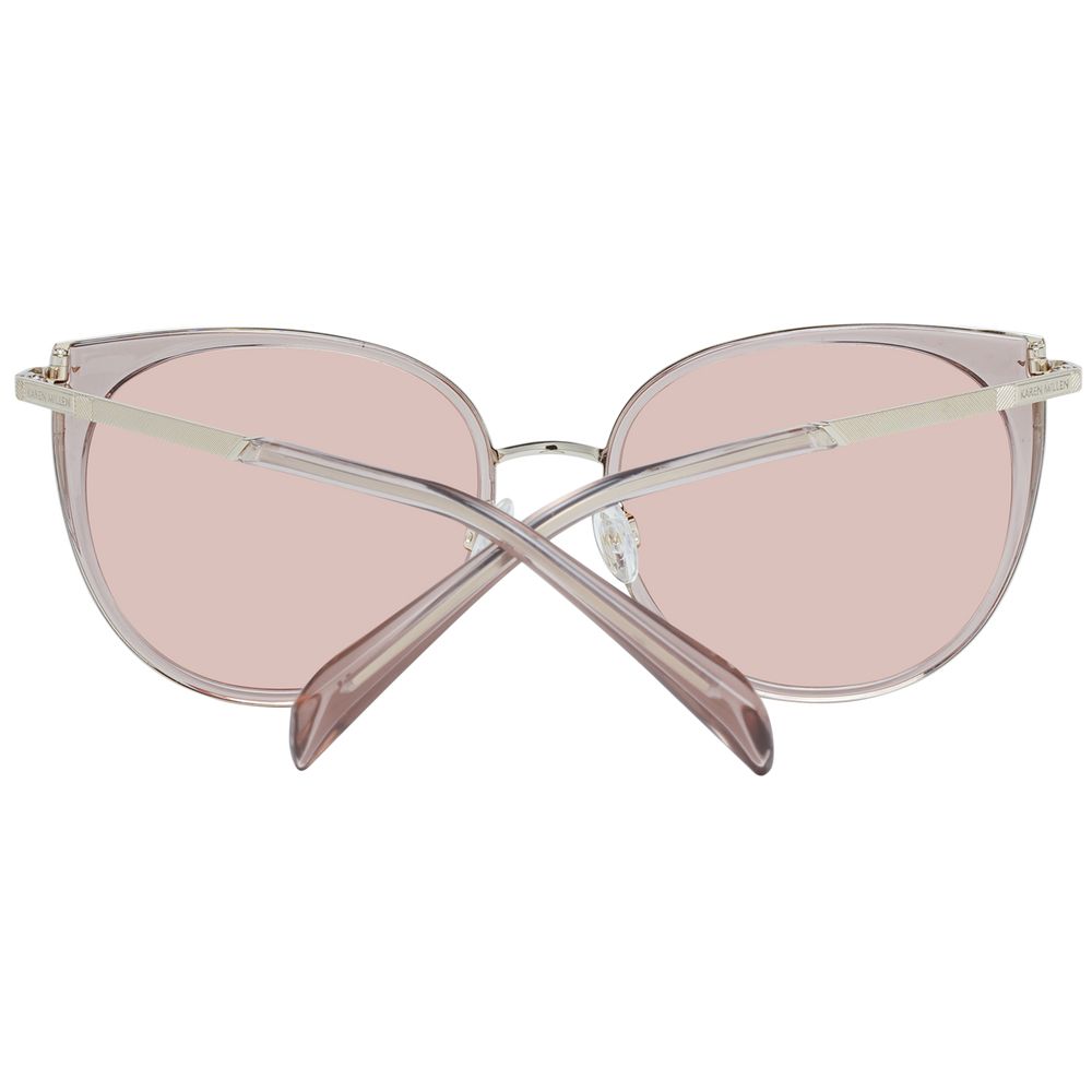 Karen Millen Pink Metal & Plastic Sunglasses