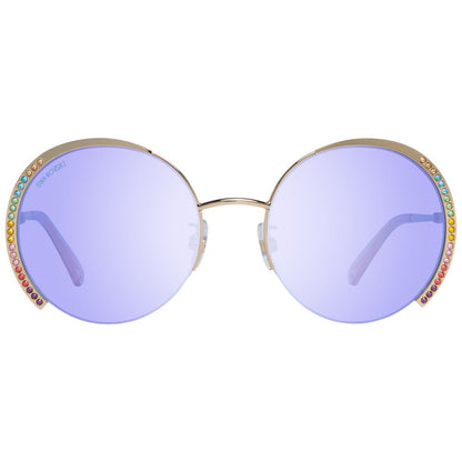 Swarovski Gold Metal Sunglasses