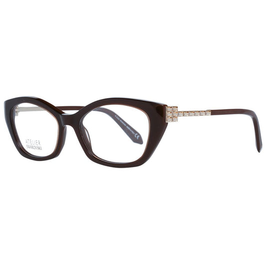 Atelier Swarovski Brown Women Glasses Frame
