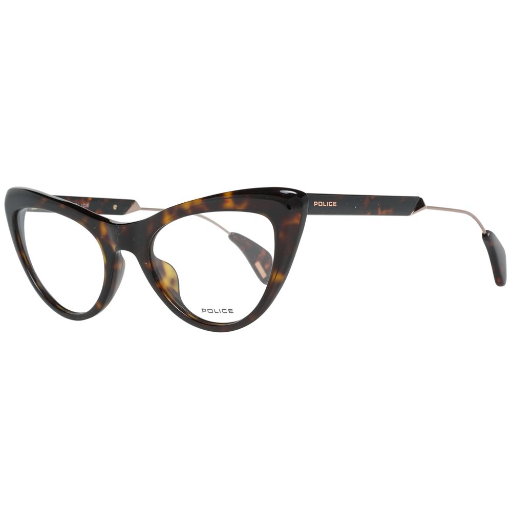 Police Brown Metal & Plastic Glasses (Frames)