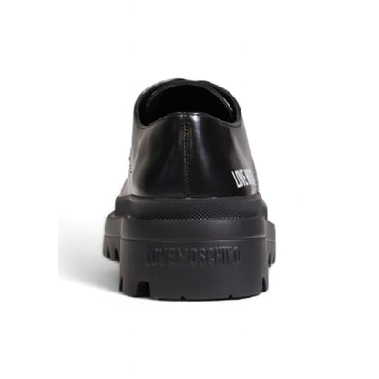 Love Moschino Black Polyethylene Platform Pumps