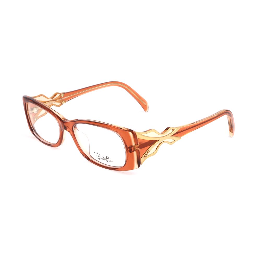 Emilio Pucci Orange Plastic Glasses (Frames)