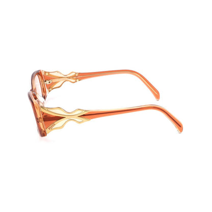 Emilio Pucci Orange Plastic Glasses (Frames)