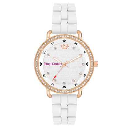 Juicy Couture White Metal Dress Watch