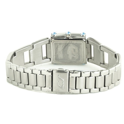 Chronotech Silver Stainless Steel Dress Watch