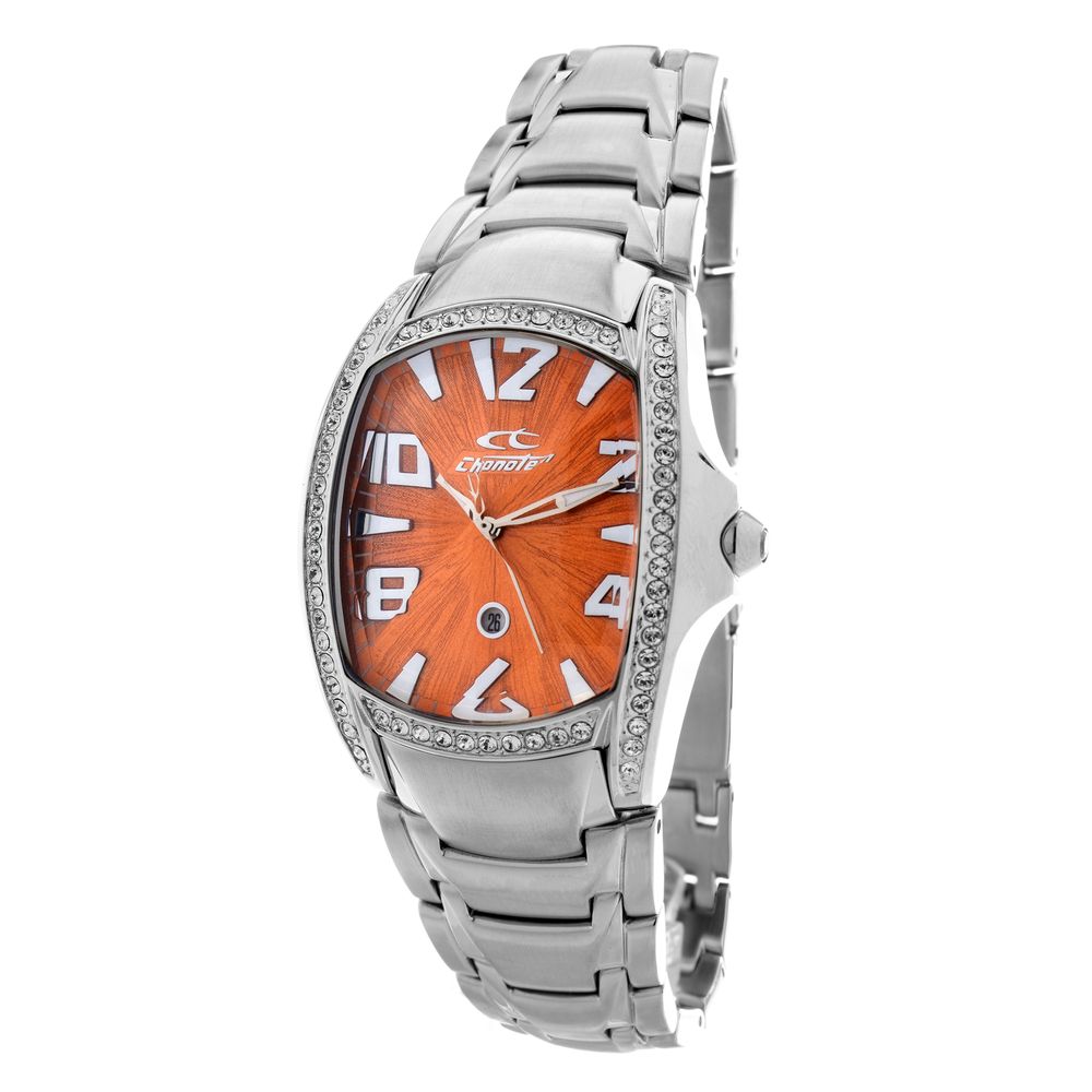 Chronotech Silver Stainless Steel Dress Watch