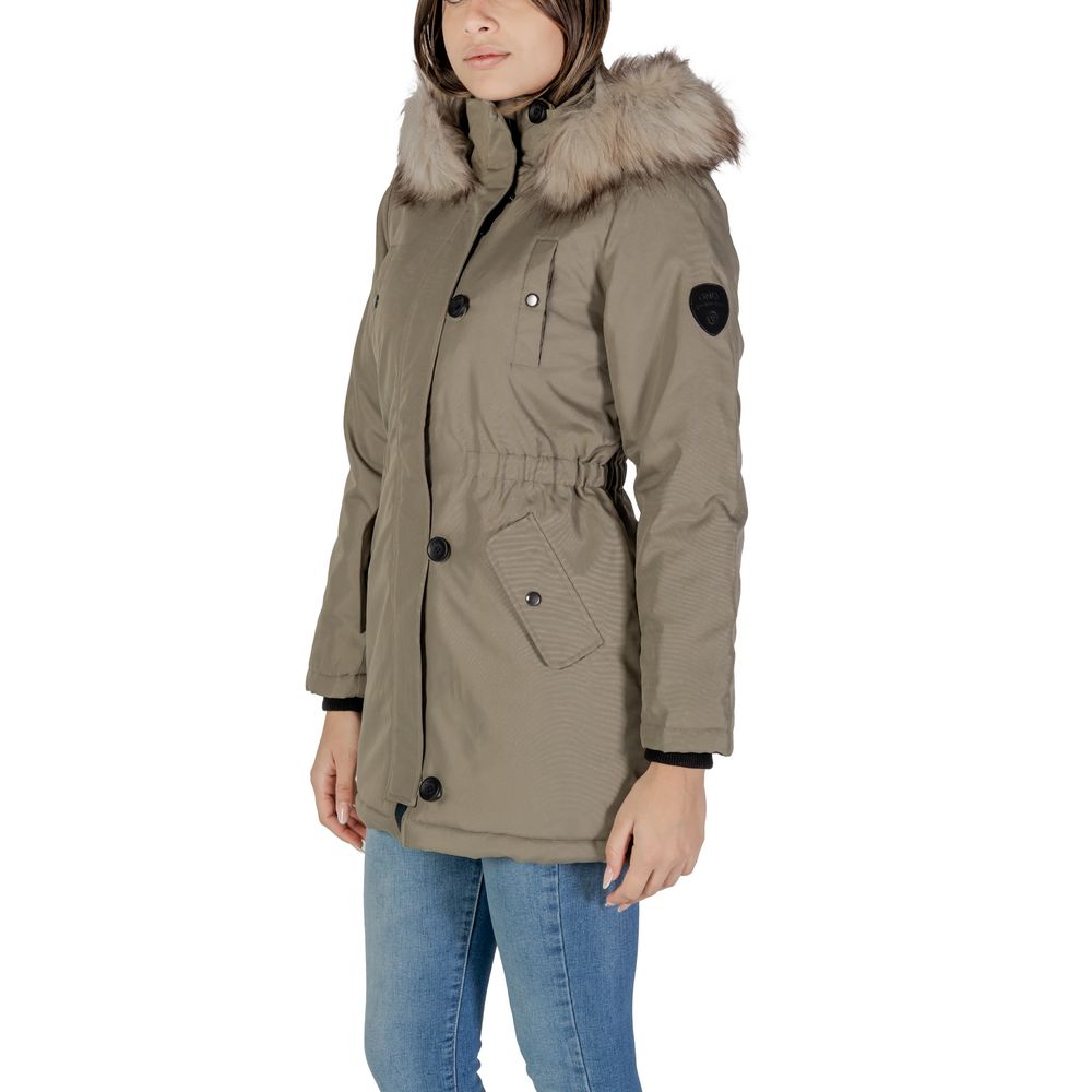 Only Green Polyester Parka