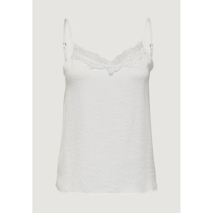 Jacqueline De Yong White Polyester Tank Tops