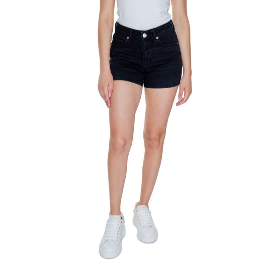 Vero Moda Black Cotton Shorts