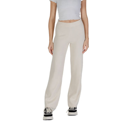 Vero Moda Cream Viscose Pant