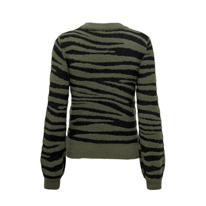 Jacqueline De Yong Green Nylon Sweatshirt