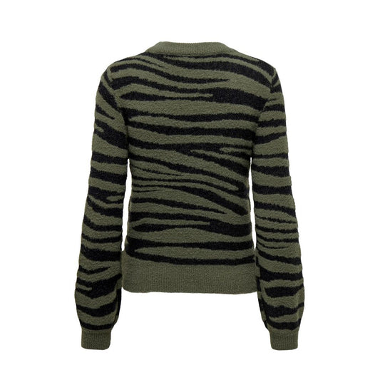 Jacqueline De Yong Green Nylon Sweatshirt