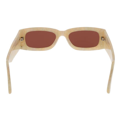 GCDS Cream Plastic Sunglasses