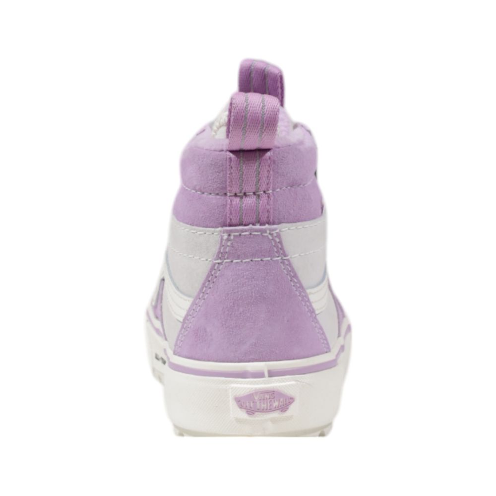 Vans Purple Leather High Top Sneakers