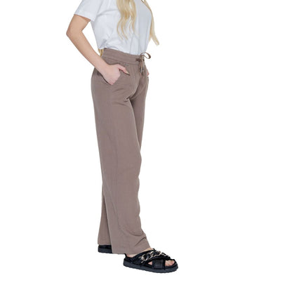 Street One Brown Cotton Pant