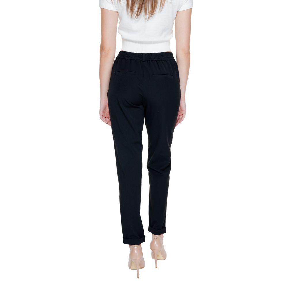 Vero Moda Black Polyester Pant