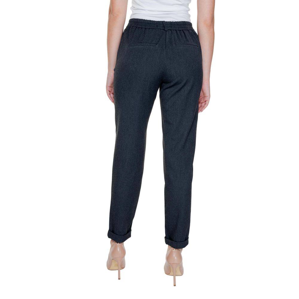 Vero Moda Gray Polyester Pant