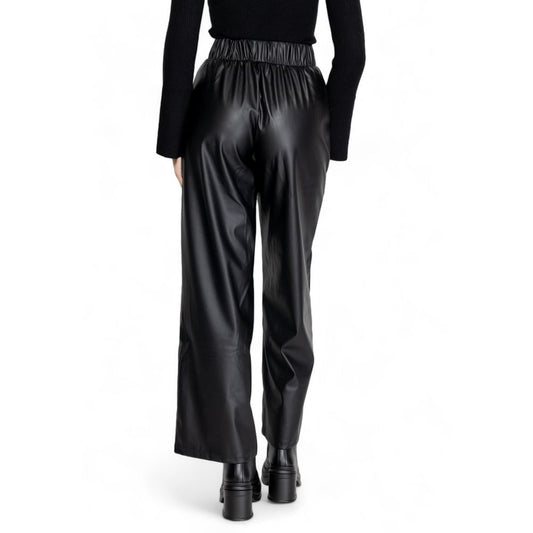 Jacqueline De Yong Black Polyester Pant