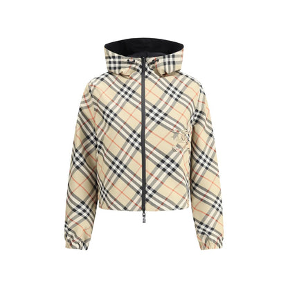Burberry Brown Polyester Shell Jacket