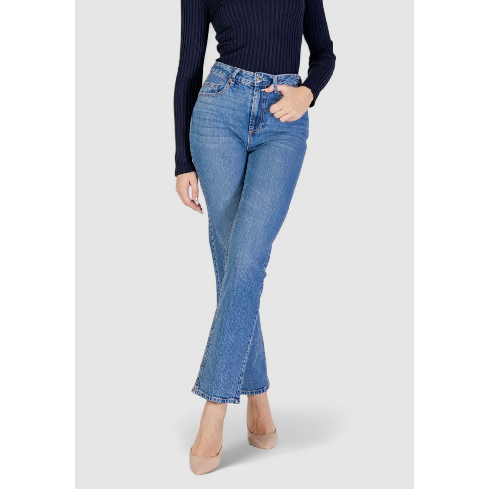 Vero Moda Light Blue Cotton Mom Jean