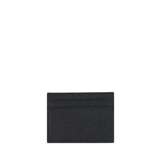 Dolce & Gabbana Black Calf Leather Bos Taurus Wallet